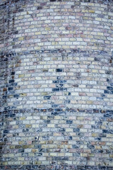 stylish beautiful brick wall background in nature