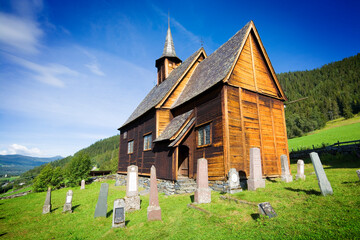 Lomen Stave Church, Norway - 760840232