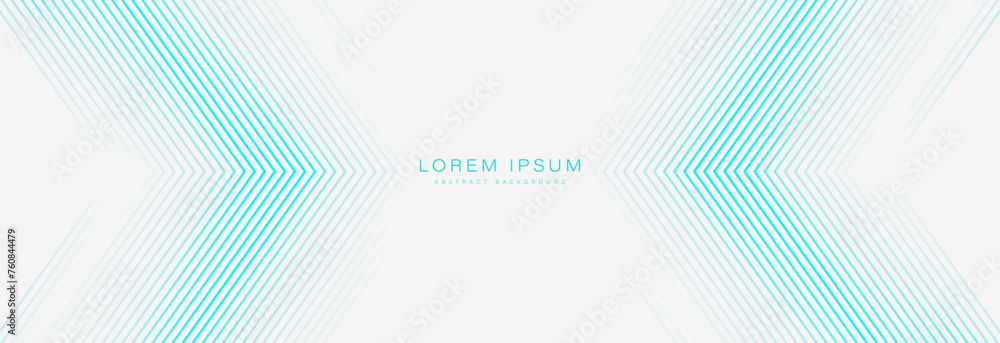 Poster abstract blue arrow lines on white background. modern blue gradient geometric lines pattern. minimal