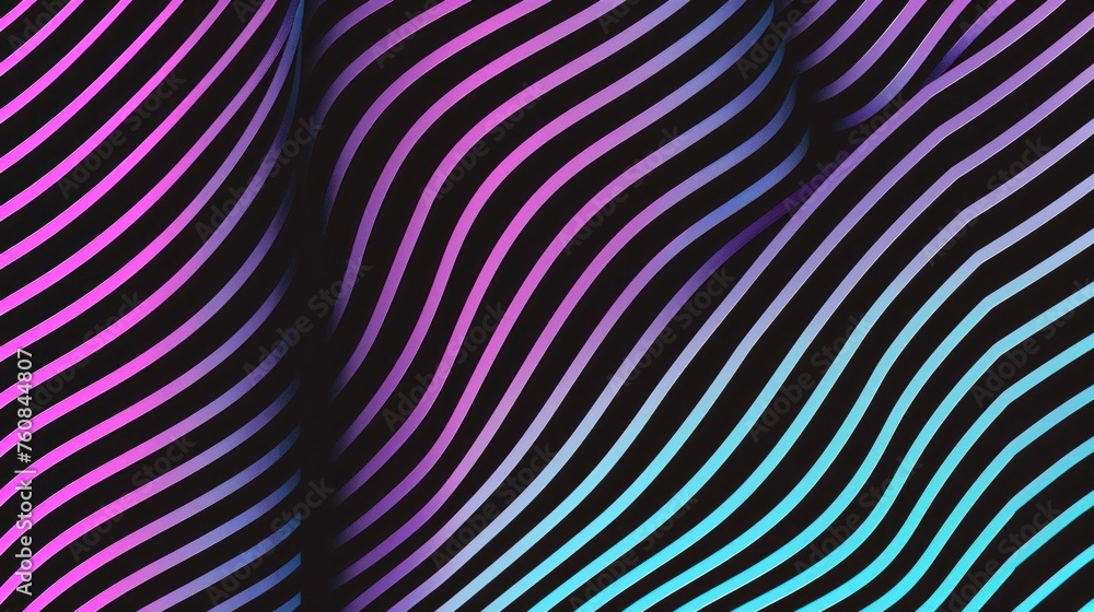Poster a close up of a black and purple background with a wavy design on the bottom of the image and the bo