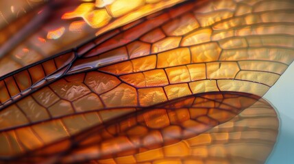Macro shots of insect wings