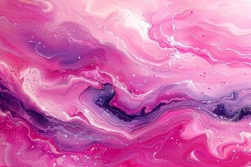 Oil paint abstract in purple and pink colors