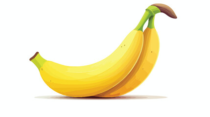 A perturbed banana with its yellow peel peeled back - obrazy, fototapety, plakaty