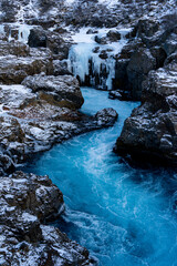 frozen river