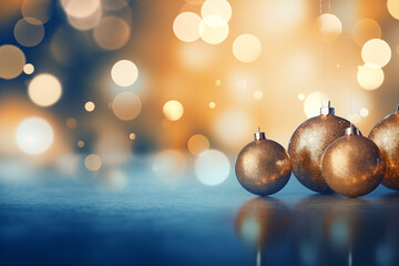 abstract background illuminated blue and gold texture christmas new year decoration background...