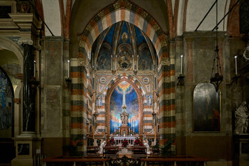 The Chapel of the Blessed Sacrament (Cappella Gattamelata) of the  Basilica of Saint Anthony of...