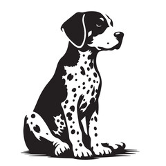 Cooper Dog Silhouette Collection, Vintage Cooper Dog Silhouette Illustration, Cooper Dog Silhouette IN STANDING POSE, Stylish Retro Cooper Dog Artwork, Black and White Cooper 
