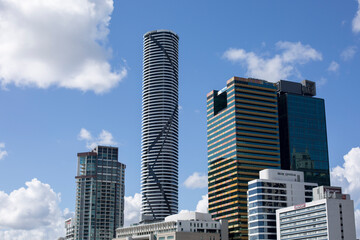 Brisbane City Centre, view from the south bank