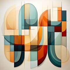 An illustration of several geometric shapes