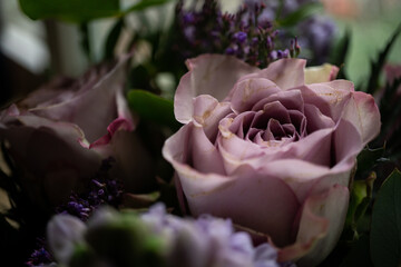 Rose im Blumenstrauß