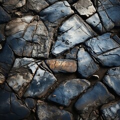An asphalt road texture photo, in the style of pigeon-core