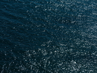 abstract blue sea waves background.
