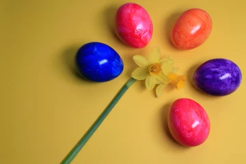 Raamstickers Easter celebration of the spring holiday © Tom Pavlasek