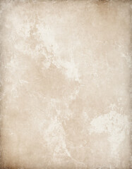 Distressed parchment backdrop with beige patina.
