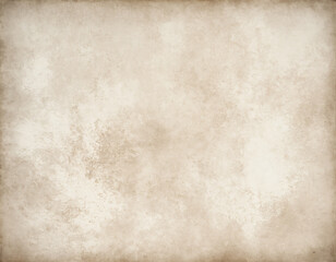 Distressed vintage paper backdrop in drab beige tone.