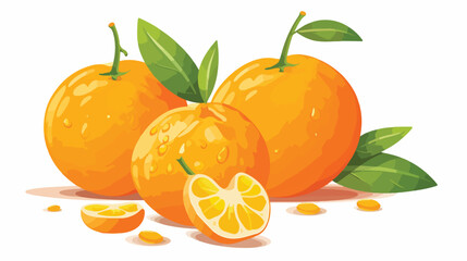 A wrathful kumquat with its orange peel tightly fur - obrazy, fototapety, plakaty
