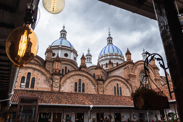 The Cathedral of the Immaculate Conception in Cuenca, Ecuador