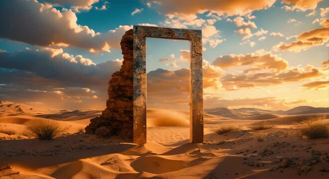 An Open Door Found in the Desert
