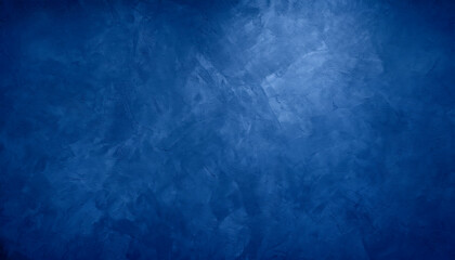A blue texture background, blue plaster wall, with light spots of light, as a background, template, banner or page. - obrazy, fototapety, plakaty