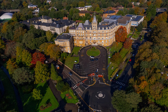 Bournemouth Borough Council  aerial view - Council, Dorset, England