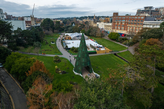 Bournemouth aerial view - Dorset, England