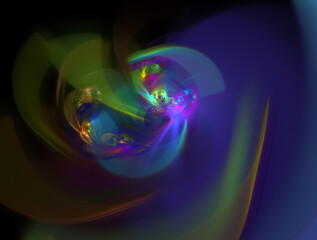 Imaginatory fractal abstract background Image