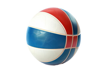 colorful volleyball isolated on transparent background