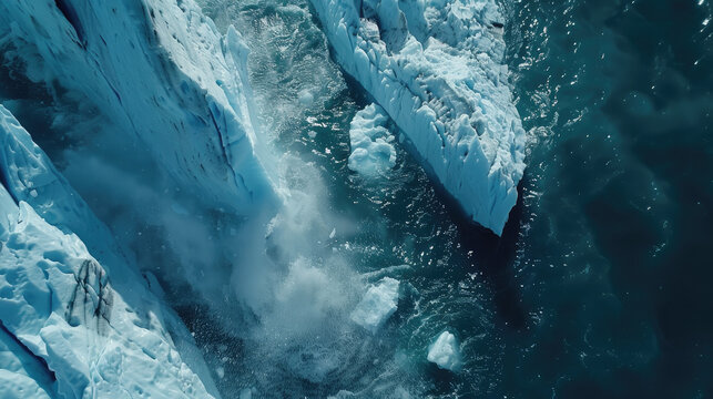 Melting Glaciers' Impact Revealed, news, illustration, image, article, newspaper