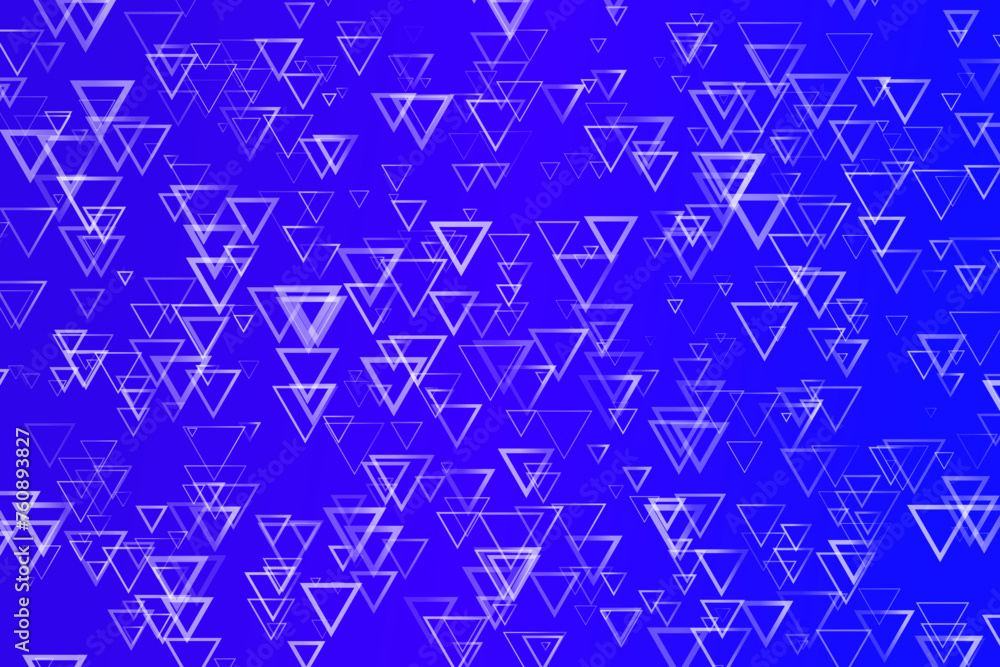 Aufkleber gradient random triangle web background - abstract chaotic vector illustration from triangles