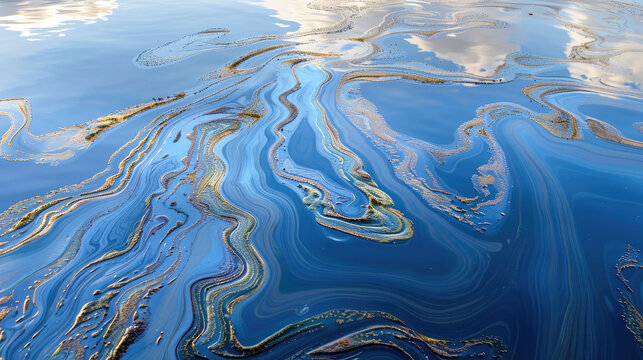 Oil Spill in Marine Ecosystem, news, illustration, image, article, newspaper