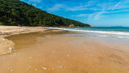 natureza da Praia Grande Caravelas Governador Celso Ramos Santa Catarina Brasil