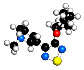 Xanomeline drug molecule.