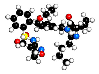 Sparsentan drug molecule