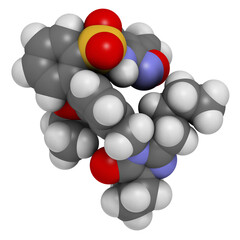 Sparsentan drug molecule