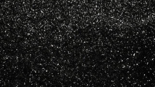 Monochrome Glitter Sparkles Background