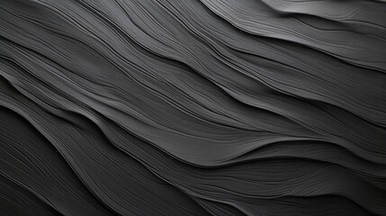 Black Ripple Texture for Abstract Design