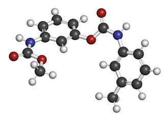 Phenmedipham herbicide molecule.