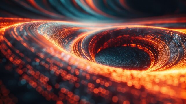 Swirling Digital Abstract Background