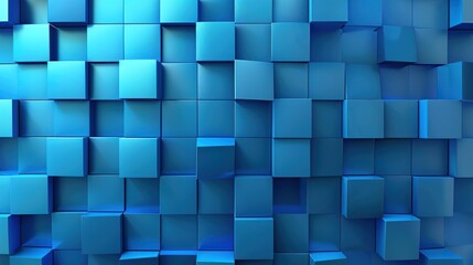 abstract blue squares futuristic background