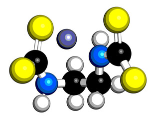Metiram pesticide molecule.