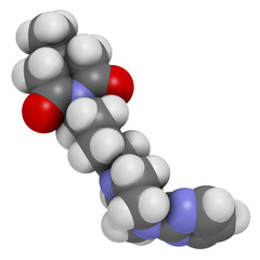 Gepirone drug molecule.