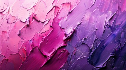 Hot Pink to Soft Pink Paint Brush Stroke Transition - obrazy, fototapety, plakaty