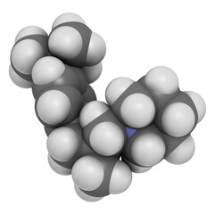 Fenpropidin fungicide molecule.