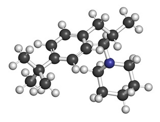Fenpropidin fungicide molecule.