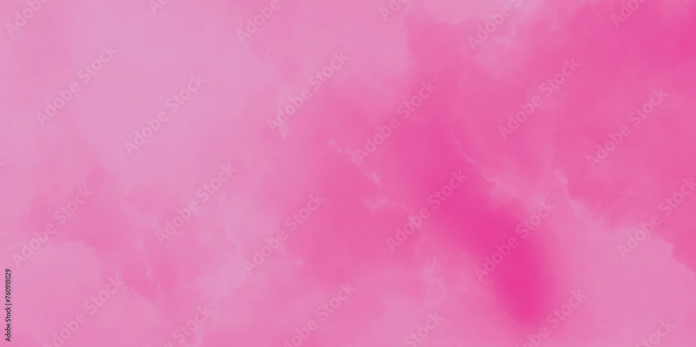 Wall mural abstract watercolor pink texture with splashes. pink background with focus and shiny clouds. waterco