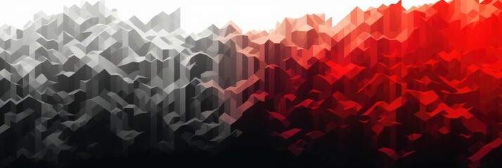 Red and black dynamic abstract background