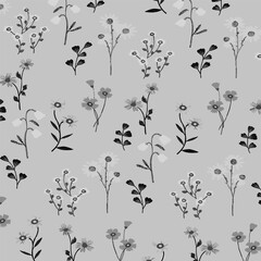 Pattern flower floral spring blossom illustration vector fabric textile design leaf leaves