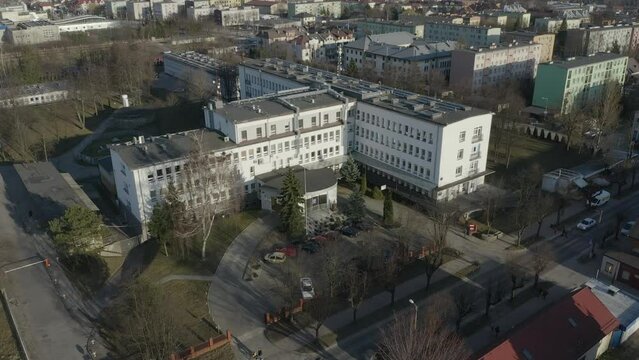 Panorama Hospital Opoczno Aerial View Poland