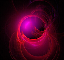 red purple abstract pattern on a black background, wallpaper, design