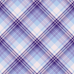Seamless pattern in comfortable violet and light blue for plaid, fabric, textile, clothes, tablecloth and other things. Vector image. 2